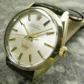 ロレックス・ROLEX 希少ホールマーク社銘 オイスターパーペチュアル 名機1570搭載 1972年 正面全体