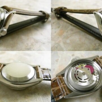 ロレックス レディース アンティーク オイスターパーペチュアル Ref.6718 1972年 希少フェイス 側面 リューズ