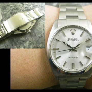 ロレックス・ROLEX オイスターデイト 6466 ボーイズモデル 背面