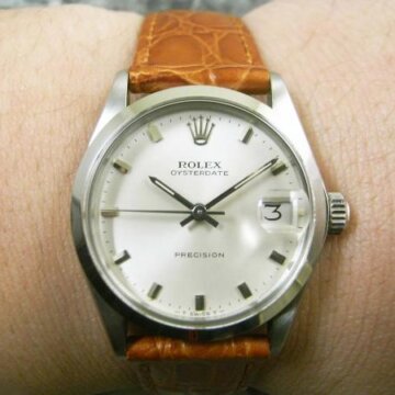 ロレックス・ROLEX オイスターデイト 6466 ボーイズ 背面