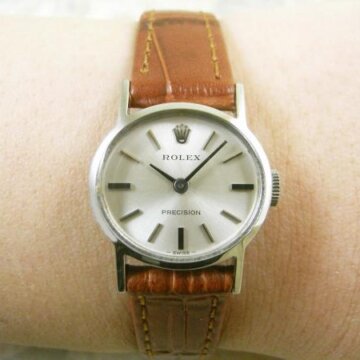 ロレックス・ROLEX アンティーク オーバルケース レディース 背面