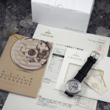 セイコー クレドール シグノ スケルトン GBBD985 手巻 PT950 コンプリートサービス済:画像4