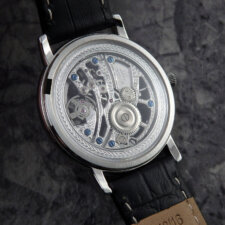 セイコー クレドール シグノ スケルトン GBBD985 手巻 PT950 コンプリートサービス済:画像5