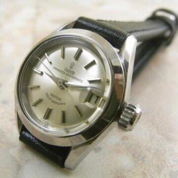チュードル・TUDOR アンティーク レディース プリンセスオイスターデイト 希少 ツイストラグ 正面全体