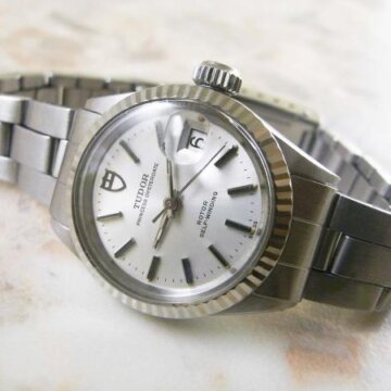 チュードル・TUDOR アンティーク レディース プリンセスオイスターデイト 正面全体