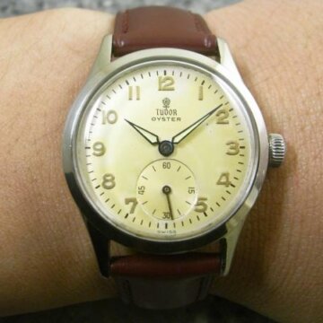 チュードル・TUDOR 初期 オイスター・OYSTER 希少 スモールセコンド 背面