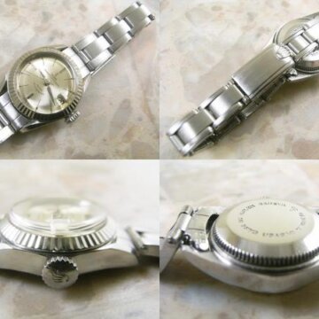 チュードル・TUDOR アンティーク レディース プリンセスオイスターデイト 希少 ツイストラグ ロレックス純正ブレス 側面 リューズ