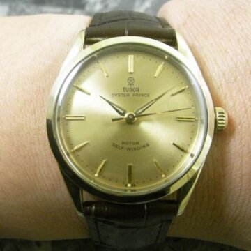 TUDOR チュードル/小バラ Small Rose オイスタープリンス 自動巻モデル アルファハンド 背面