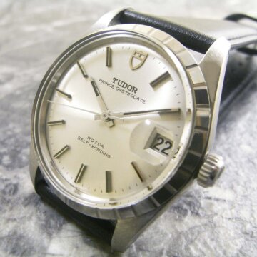 アンティーク チュードル/TUDOR プリンス・オイスターデイト 稀少ベゼル 正面全体