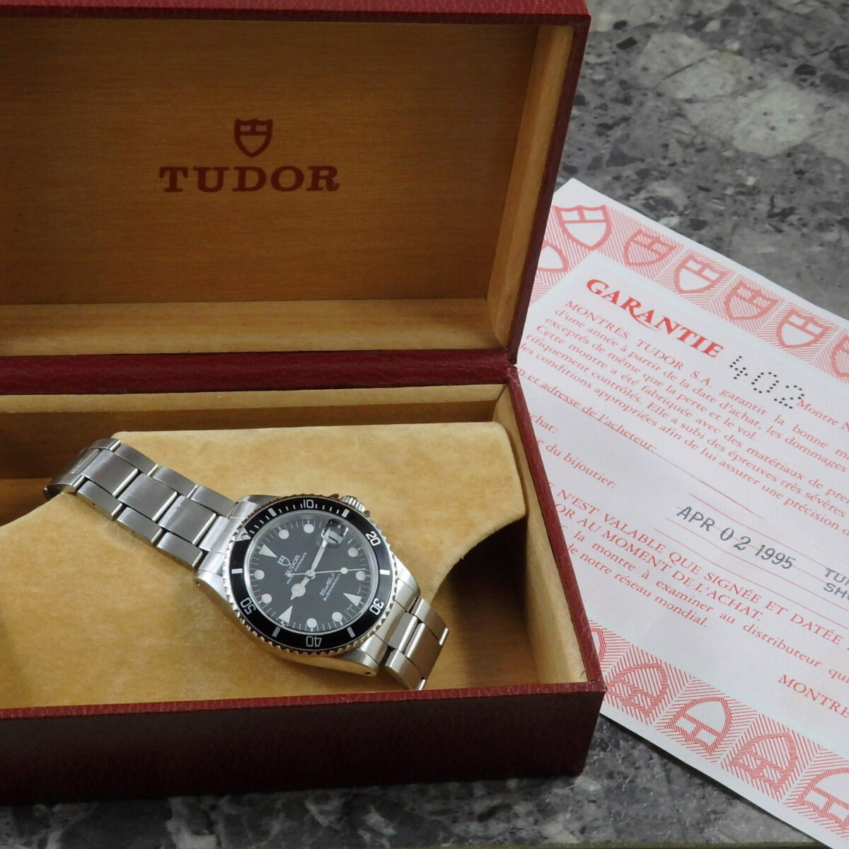 チューダー TUDOR サブマリーナー ボーイズ 75090 三連ブレス ギャラ付