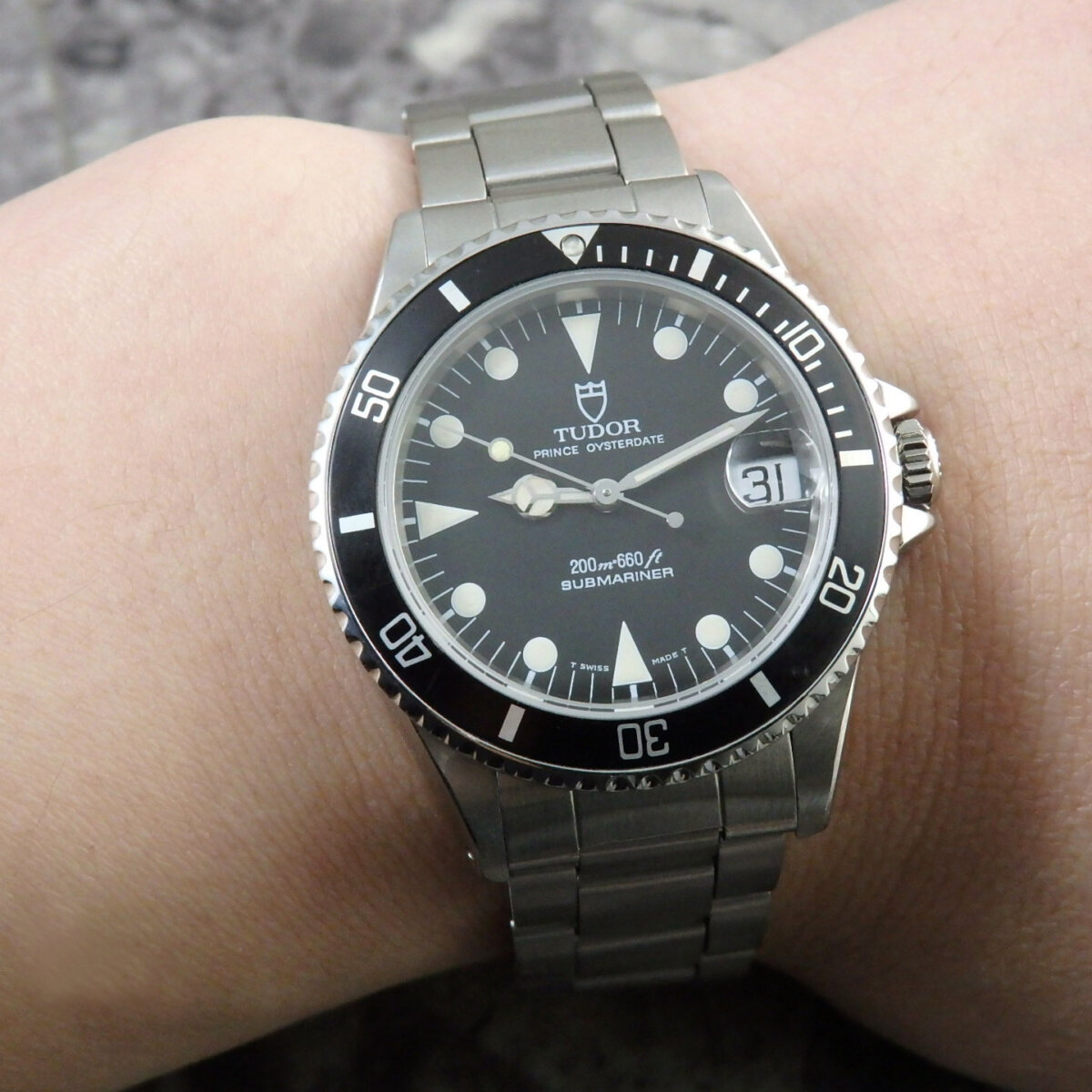 チューダー TUDOR サブマリーナー ボーイズ 75090 三連ブレス