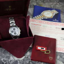 
                        チュードル TUDOR チューダー クロノタイム Ref.79280 希少 Small Block ホワイト ダイヤル 白文字盤 ヴィンテージ クロノグラフ:画像1
                  