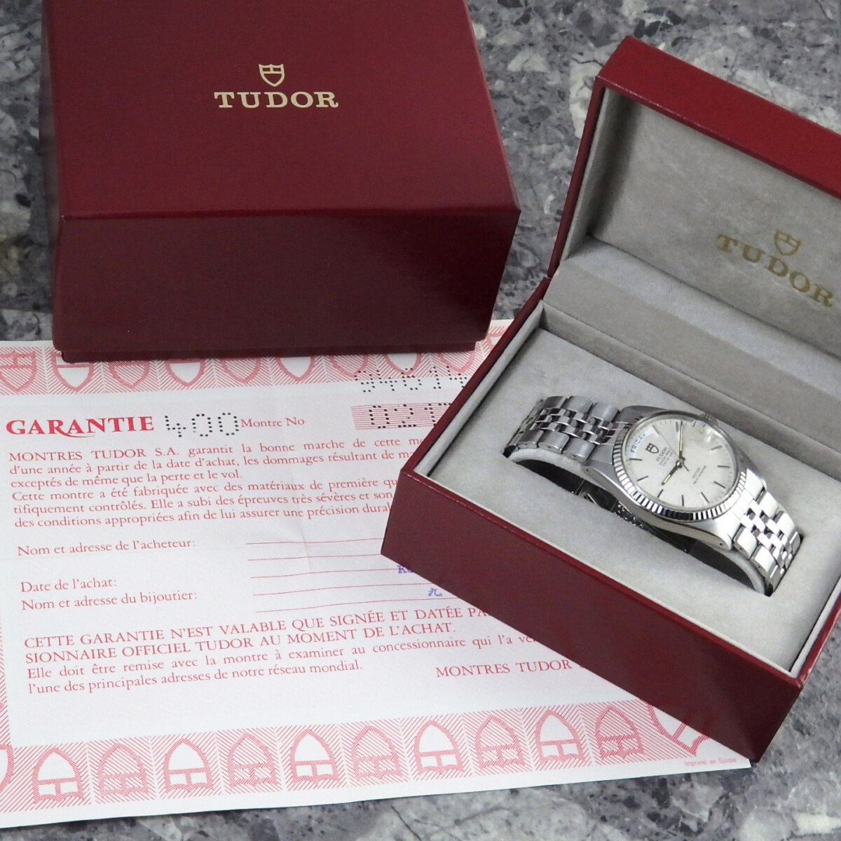 TUDOR チューダー DATE+DAY デイトデイ 94614 希少 フェイス BOX