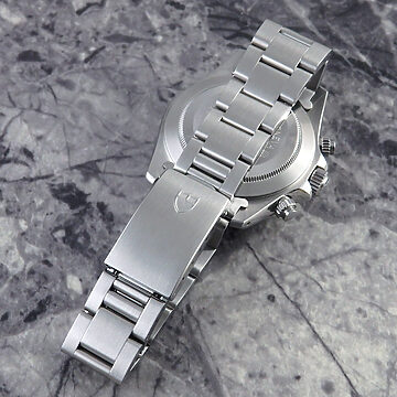TUDOR CHRONO TIME Small Block Ref.79260 1996 OYSTER DATE 希少 クリームインダイアル 背面 ベルト