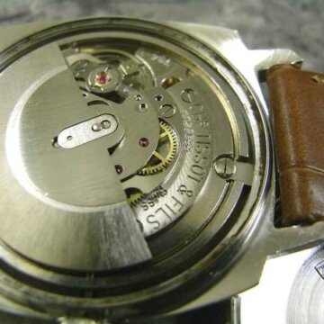 ティソ シースターセブン SSクッションケース 希少 背面