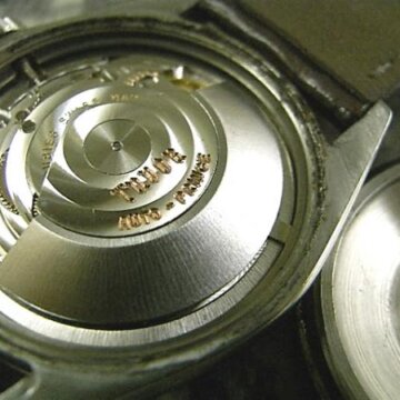 チュードル プリンスオイスターデイト アンティーク 希少ベゼル 背面