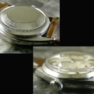 チュードル アンティーク メンズ プリンスオイスターデイト 側面 リューズ