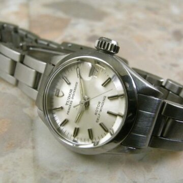 チュードル・TUDOR レディース アンティーク プリンセスオイスターデイト ROLEX純正ブレス 正面全体