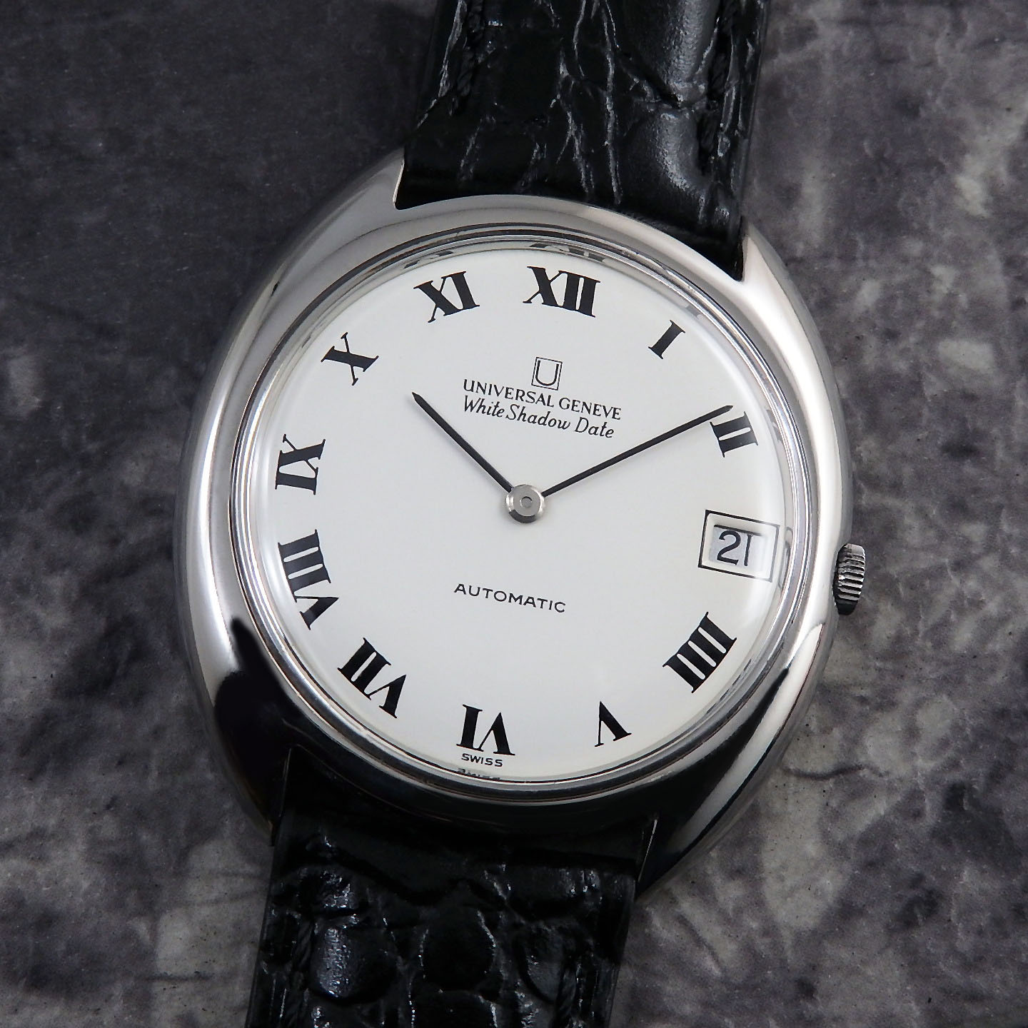 海外販売希少 ユニバーサル ジュネーブ Universal Geneve 腕時計 手巻き レディース 2針 ヴィンテージ スイス製 稼働品 A951 アナログ（手巻き）