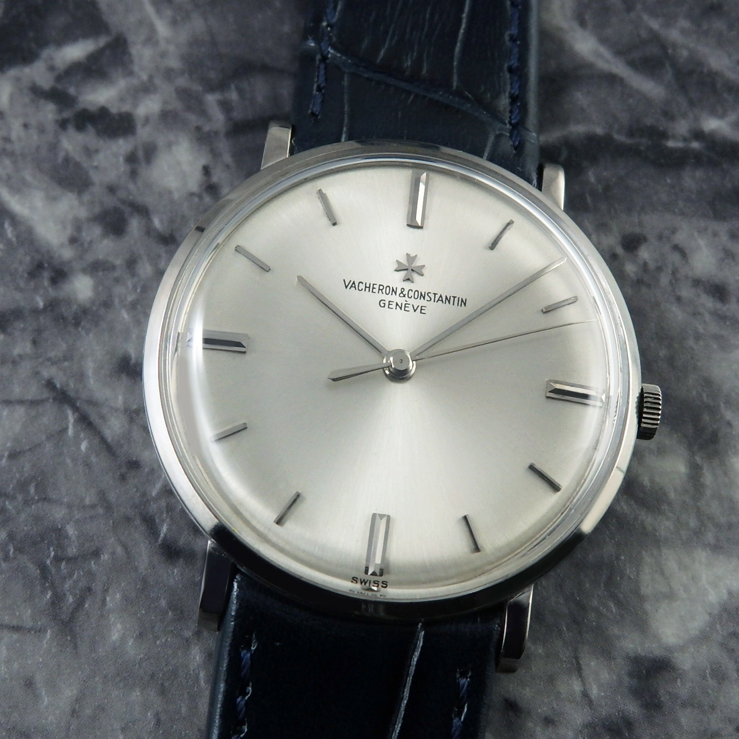 ヴァシュロンコンスタンタン 6564 センターセコンド 18KWG 金無垢 1960s ROUND CASE Silver Dial |  アンティーク時計の販売ならアンティークウォッチライフ