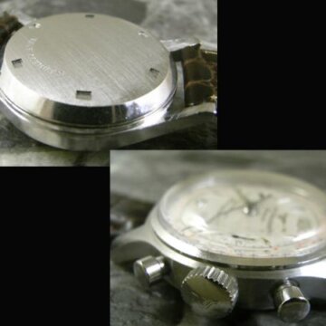 WITTNAUER ウィットナー プロフェッショナル クロノグラフ 手巻き式 側面 リューズ