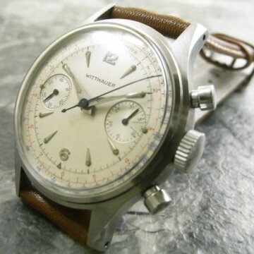 WITTNAUER ウィットナー ヴィンテージ ツーレジスター クロノグラフ 正面全体