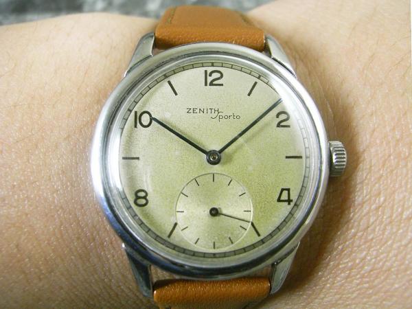 ゼニス・ZENITH スポルト・SPORTO シースルーカバー仕様 稀少 ブルー